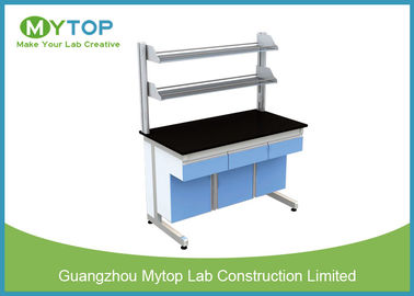 Steel - Wood Structure Science Laboratory Furniture , School Chemistry Lab Furniture